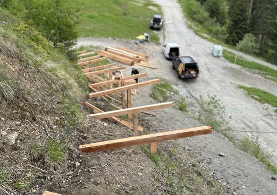 Strutture in legno e ristrutturazione al Bikepark Serfaus