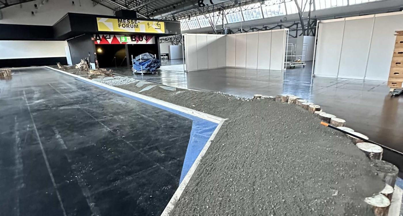 Indoor-Running Course at Messe Innsbruck