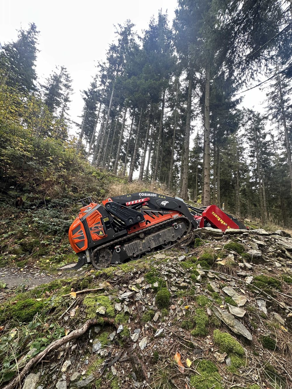Cormidi C1600 trail mill in action